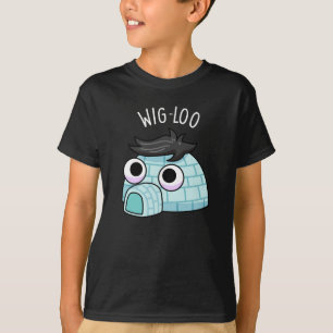 Wig-loo Grappige Iglo Punt Donkere BG T-shirt