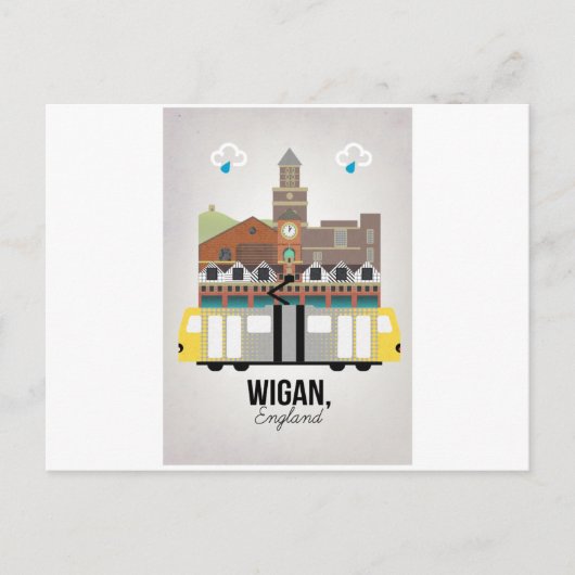 Wigan Briefkaart (Voorkant)
