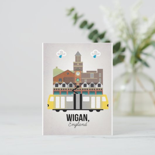 Wigan Briefkaart (Staand voorkant)