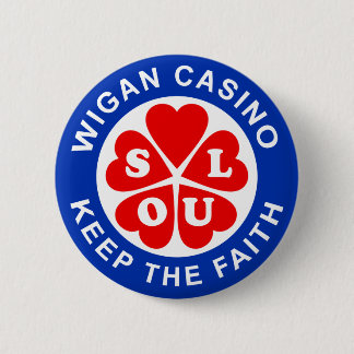 Wigan Casino houdt het geloof Ronde Button 5,7 Cm