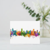 Wigan England Skyline Briefkaart (Staand voorkant)