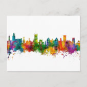 Wigan England Skyline Briefkaart (Voorkant)