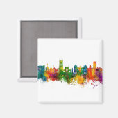 Wigan England Skyline Magneet (Voorkant / Achterkant)