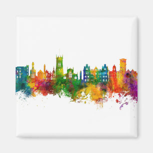 Wigan England Skyline Magneet