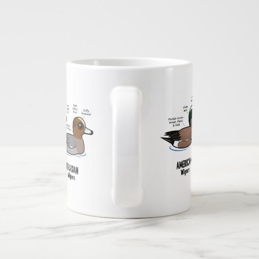 Wigeon vs Wigeon Grote Koffiekop (Achterkant)