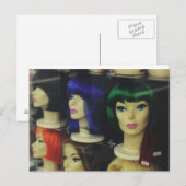 Wiggen in een Los Angeles-winkel Briefkaart (Voorkant / Achterkant)