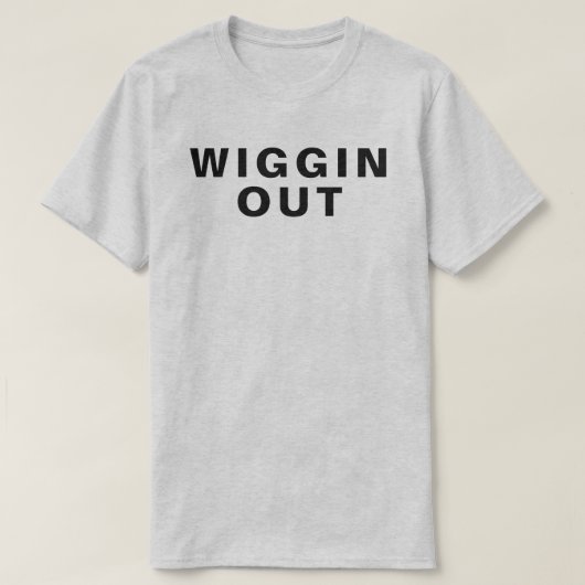 WIGGIN 1980 Slang Retro T Shirt (Design voorkant)