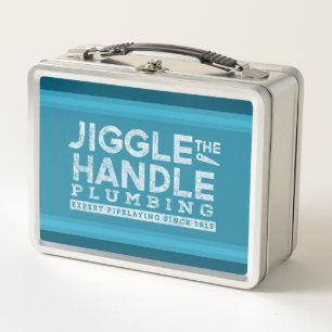 Wiggle de Handvat Loodgieterij Wit Gfx Blauwe Stre