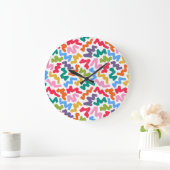 Wiggle wiggle contemporary clock grote klok (Huis)