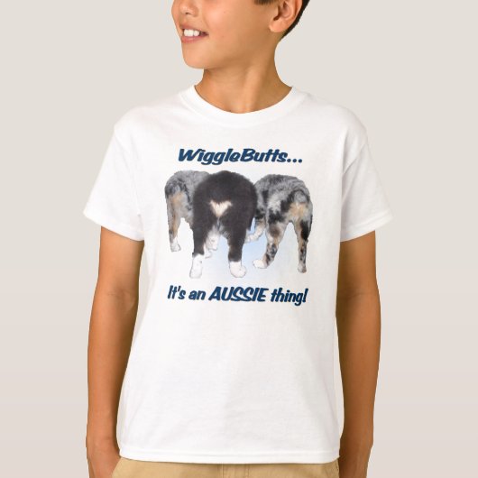 Wigglebutts Kinderoverhemd T-shirt (Voorkant)