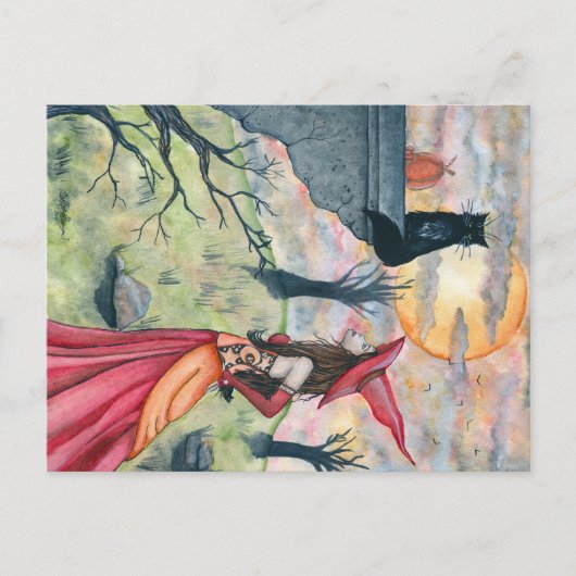 Wiggles and the Witch Postcard Briefkaart (Voorkant)