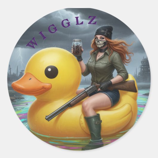 WIGGLEZ RONDE STICKER (Voorkant)