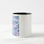 Wiggly Planaria Tweekleurige Koffiemok (Center)