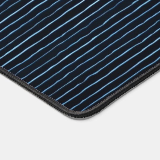 Wiggly Vertical Lines Custom Gaming Extended Bureaumat (Hoek)