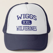 Wiggs Wolverines Middle School El Paso Texas Trucker Pet (Voorkant)