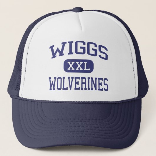 Wiggs Wolverines Middle School El Paso Texas Trucker Pet (Voorkant)