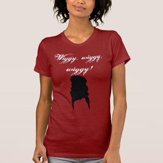 Wiggy/no wiggy t-shirt (Voorkant)