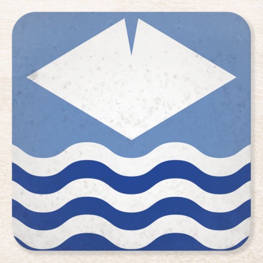 Wight-eiland Kartonnen Onderzetters (Voorkant)
