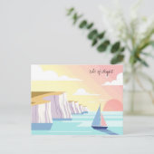 Wight Engeland Reizen Briefkaart (Staand voorkant)