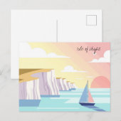Wight Engeland Reizen Briefkaart (Voorkant / Achterkant)