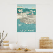 Wight Isle Ventnor Reisposter Poster (Keuken)