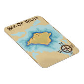 Wight Treasure kaart reisposter Magneet (Rechterzijde)