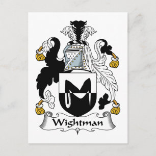 Wightman Family Crest Briefkaart