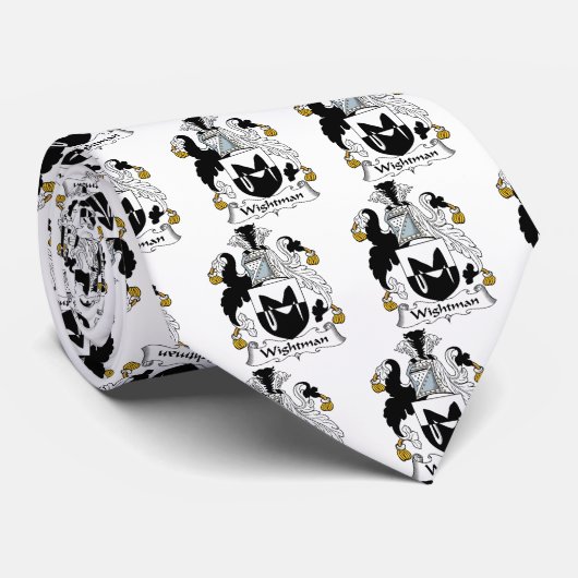 Wightman Family Crest Stropdas (Opgerold)