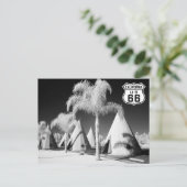 Wigwam Motel, Route 66, Rialto, California Briefkaart (Staand voorkant)