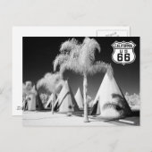 Wigwam Motel, Route 66, Rialto, California Briefkaart (Voorkant / Achterkant)