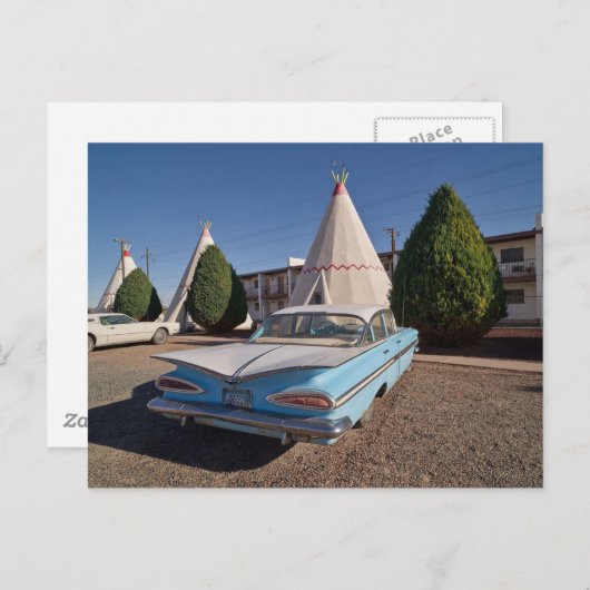 Wigwam Motel U.S. Route 66 in Holbrook, Arizona Briefkaart (Voorkant / Achterkant)