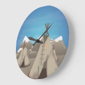Wigwam - tipi grote klok (Hoek)