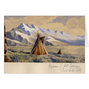 Wigwam van Ute Indians, Salt Lake City