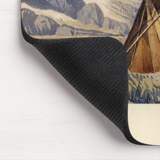 Wigwam van Ute Indians, Salt Lake City Muismat (Hoek)