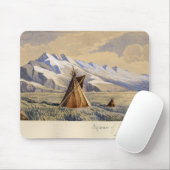 Wigwam van Ute Indians, Salt Lake City Muismat (Met muis)