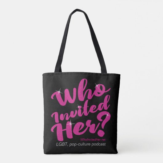 WIH All-Over-Print Canvas tas, middelgroot Tote Bag (Achterkant)