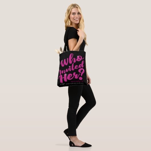 WIH All-Over-Print Canvas tas, middelgroot Tote Bag (Op model)