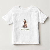 WiILD CHILD Woodland Beer | Baby Peuter T-shirt (Voorkant)