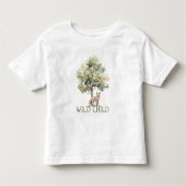 WiILD KIND Woodland Fox Baby Peuter T-shirt (Voorkant)