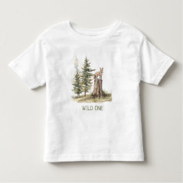 WiILD ONE Forest Woodland Fox Kinder Shirts