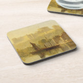 Wiindsor Castle uit de Theems (olie op het karton) Onderzetter (Linkerzijde)