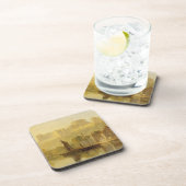 Wiindsor Castle uit de Theems (olie op het karton) Onderzetter (Rechterzijde)