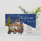 WIITE TRASH BASH Fun Party Kaart (Staand voorkant)