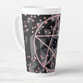WiizyWitch Magic Witch Cosmic Cat Pentacle Magick Latte Mok (Linkerhoek)