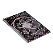 WiizyWitch Magic Witch Cosmic Cat Pentacle Magick Notitieboek (Rechterzijde)