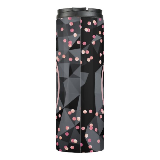 WiizyWitch Magische Heks Kosmische Kat Pentakel Ma Thermosbeker (Achterkant)