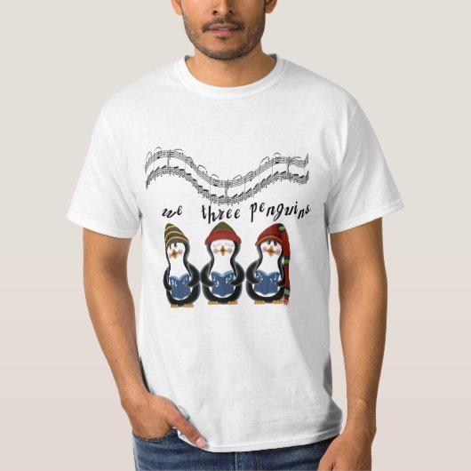 Wij 3 Pinguïns Vakantie Tshirts en Cadeaus (Voorkant)