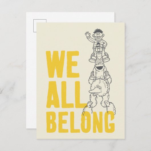 Wij allen Belong Briefkaart (Voorkant / Achterkant)