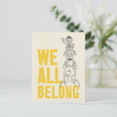 Wij allen Belong Briefkaart (Staand voorkant)