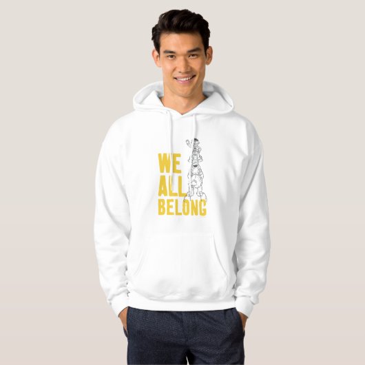 Wij allen Belong Hoodie (Voorkant volledig)